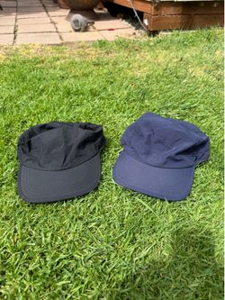 Runner Hats in Black & Blue
