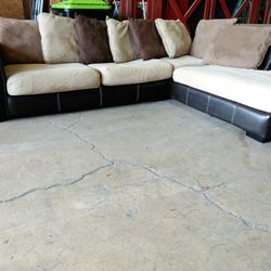 Sectional In Good Condition And Clean $225
