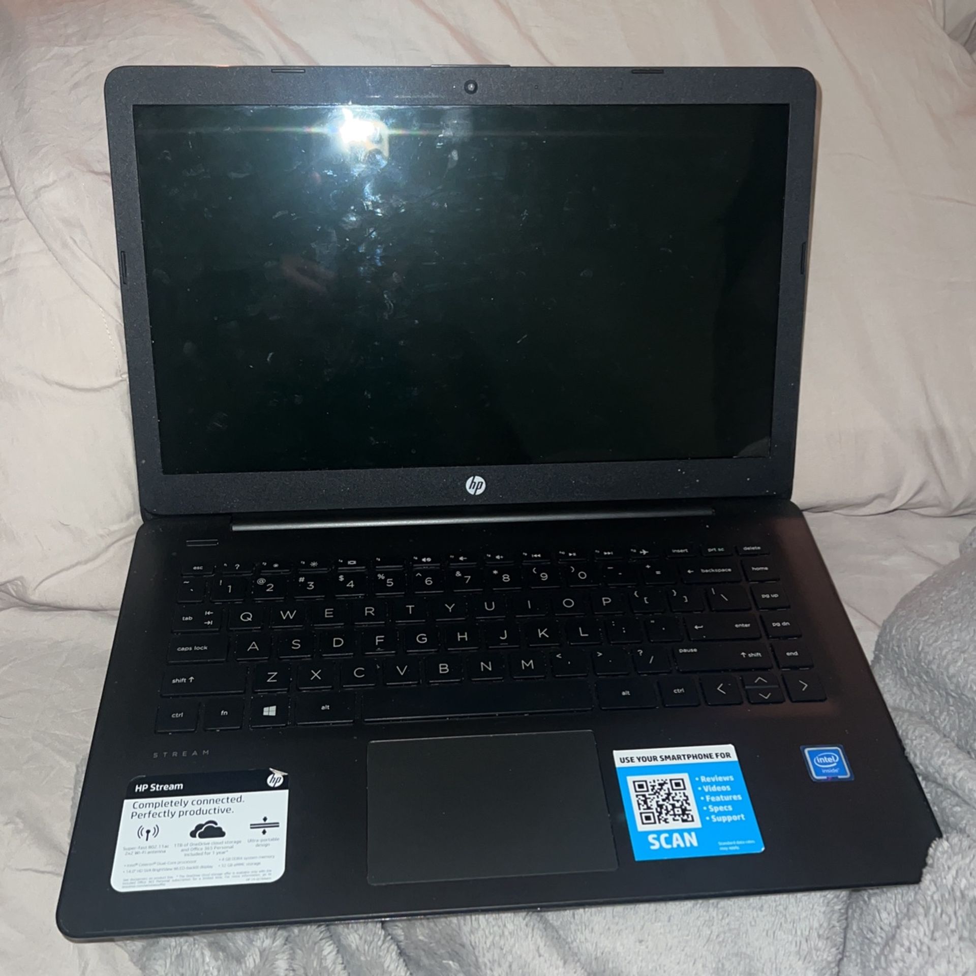 14” Black HP Stream Laptop