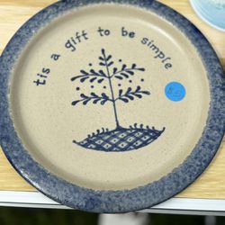 Handmade Pottery Plate 