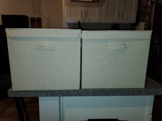 2 White Containers