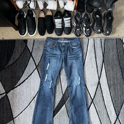 2000 blue bootcut jeans