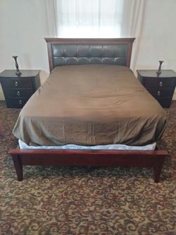 Complete bedroom set with mattress and box spring