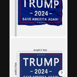 ANY ONE Trump or MAGA HAT plus One TRUMP FLAG 3 x 5  $20