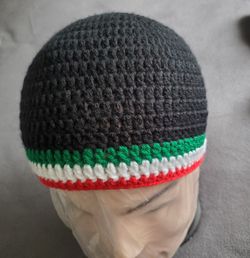 Mexico Crochet Beanie Hat ( Gorro De México Hecho A Mano)