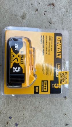 Batería de iones de litio DEWALT 20V MAX de 5 Ah 🔋
