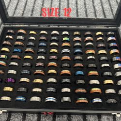 Men’s rings - size 12 - $10 each ring