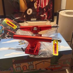 Independent Stage 4 Polished Red 151 Skate Trucks 