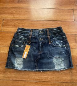 Vintage jean skirt