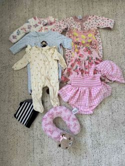 3-6 m baby girl clothes 9pieces