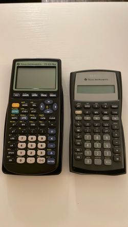 Ti-83 & BAII Plus science math calculator