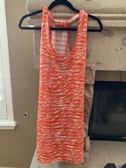 Summer orange dress