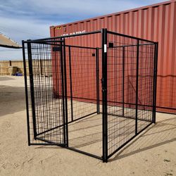 Large Outdoor Heavy Duty Dog Cage  Playpen Dog Run Kennel 8 Gauge Mesh 7x5x6 (new) 