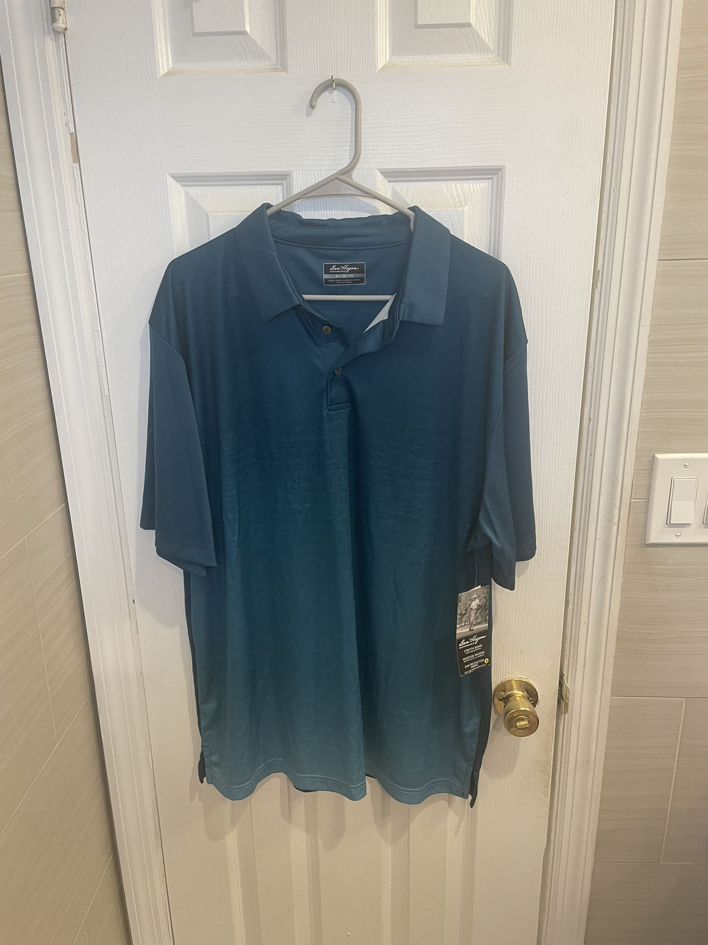 NWT Ben Hogan performance dark teal polo XL