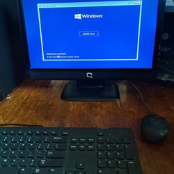 DELL Desktop PC With Monitor Keyboard And Mouse 