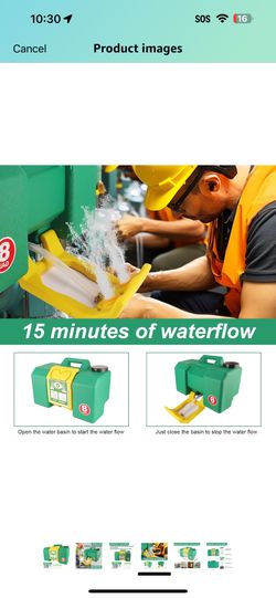 Brand new in box Portable Emergency Eyewash station  