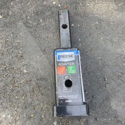 From 2” to 1” Tow Hitch Reducer.
