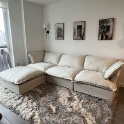 Beige Cloud Sectional (NEW SETS)