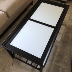 Glass Top Coffee Table 