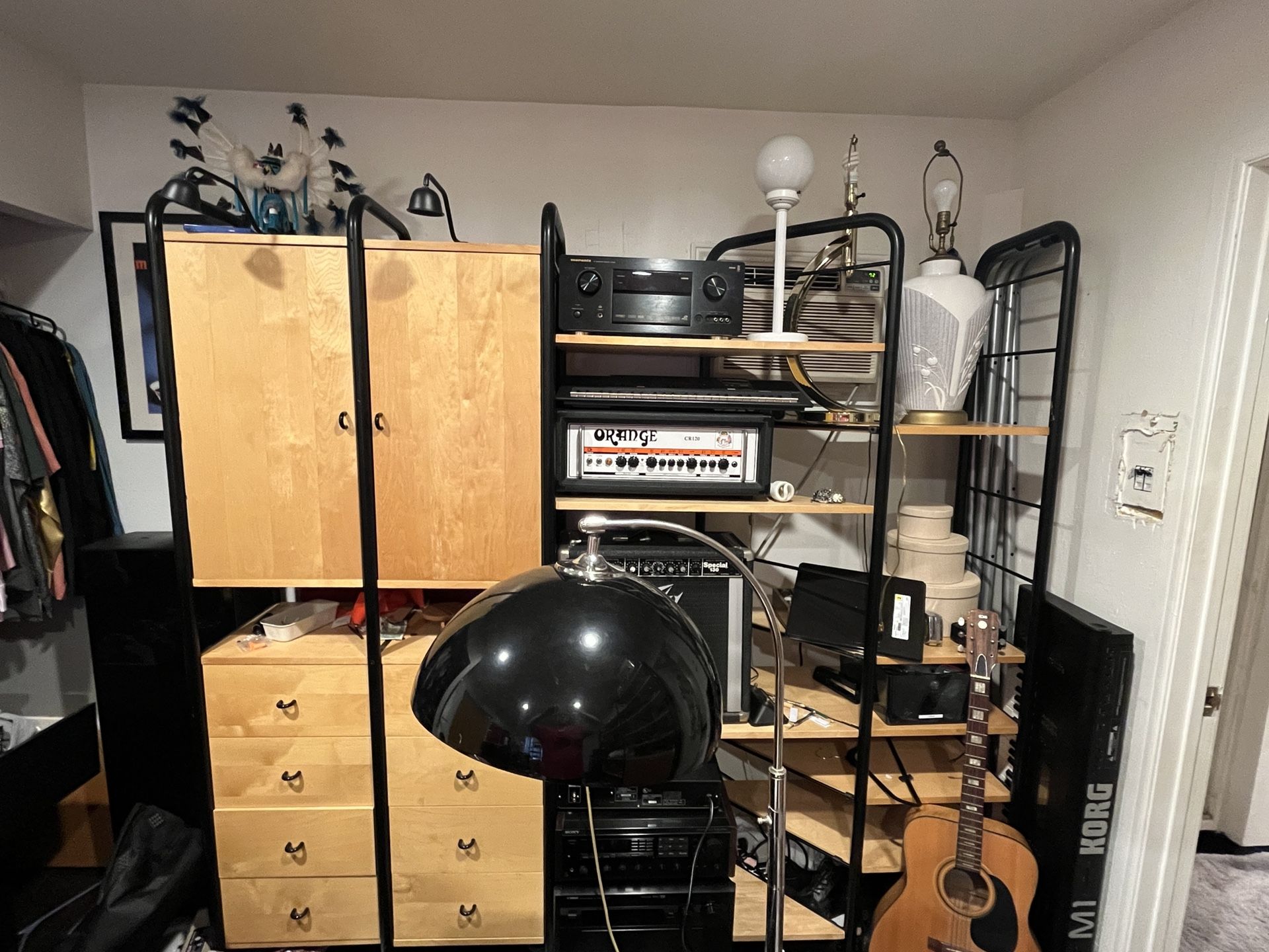 Vintage IKEA NIKLAS corner unit shelving system