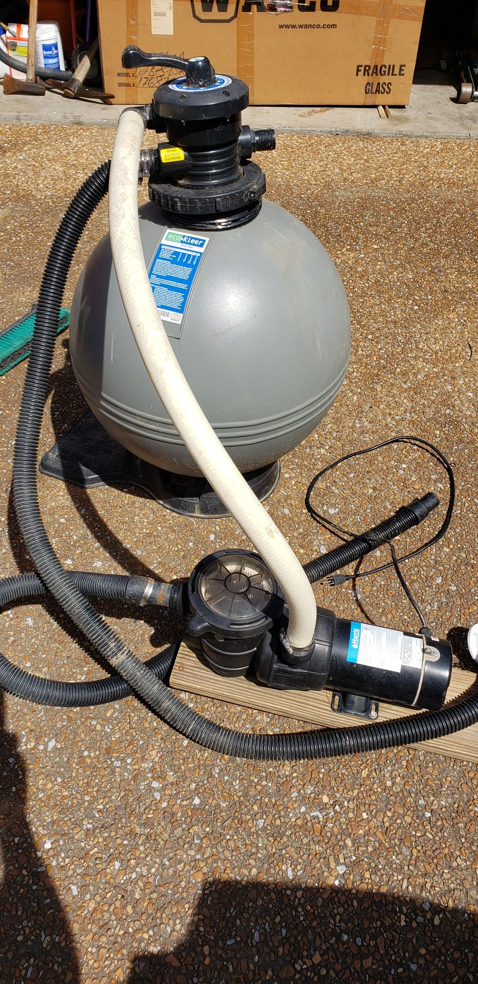 Swimming Pool Pump & Sand Fltr