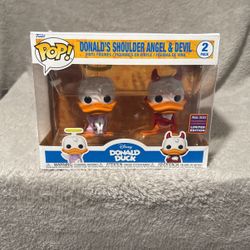 Donald Ducks Shoulder Angel And Devil Funko Pop