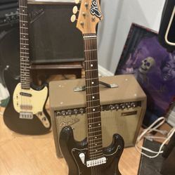 guitars, pedals, musical equipment see photos 