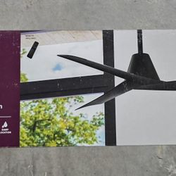 Easton 52 in. Black  Ceiling Fan with Remote Included
