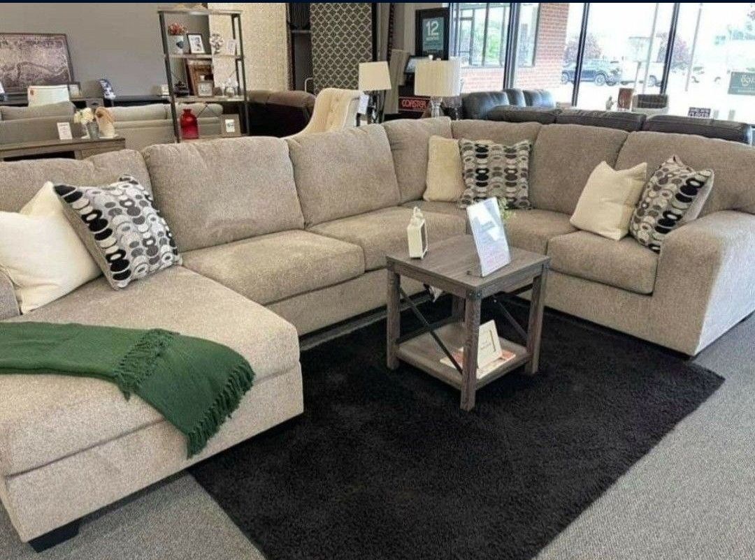 Ballinasloe Platinum 3pc Sectional sofa Couch Sofa Armchair