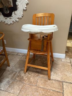 Eddie Bauer Wooden Baby High Chair