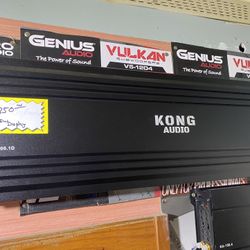 Kong Audio 8000w Max/4000wrms Mono Sub Amplifier  (display Model)