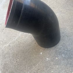 Silicone turbo intake hose black