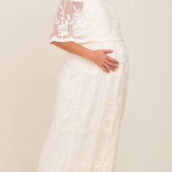 Pink blush Maternity Dress