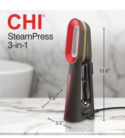 SteamPress 3-in-1 HANDHELD GARMENT STEAMER AND IRON