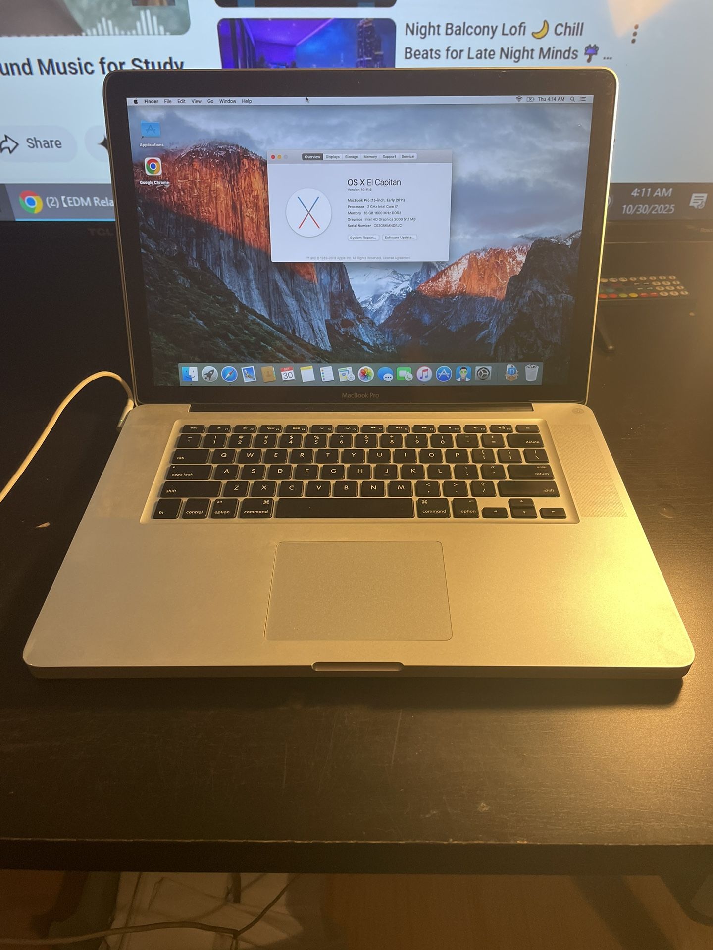 2011 Apple MacBook Pro 15”