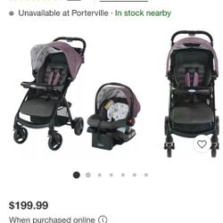 Graco Verb Click Connect Travel System with SnugRide Infant Car Seat

