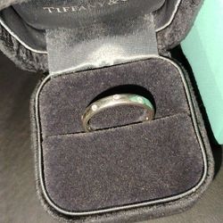 Tiffany&Co Diamond Platinum Band 