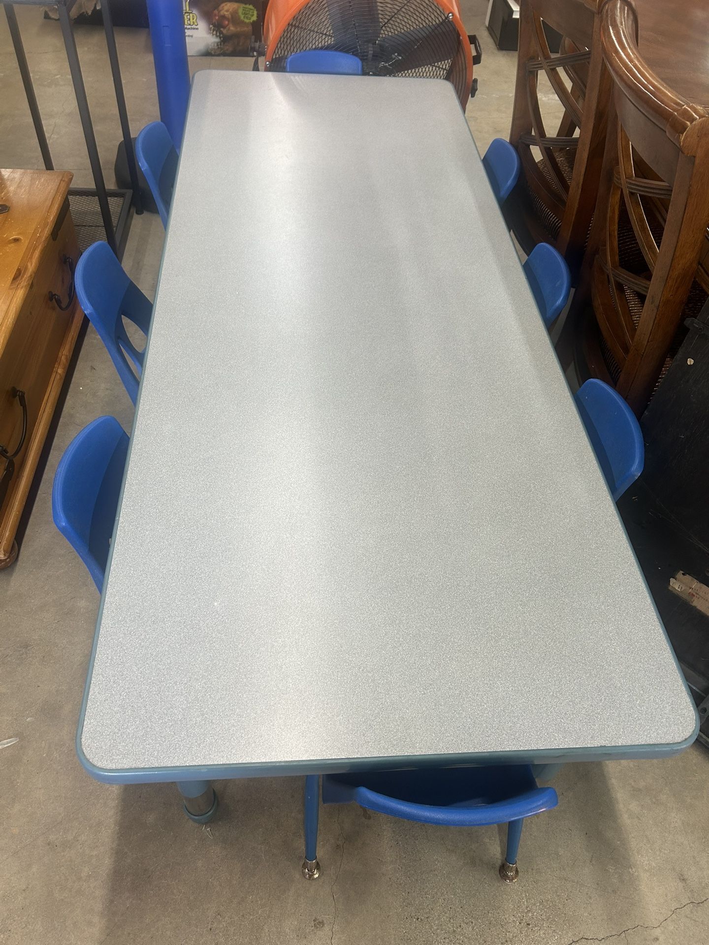 Kids Table With 8 Chairs