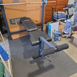 Workout Bench And Bar