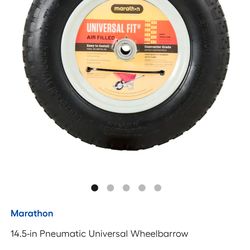 Marathon Universal Fit Air Filled Wheelbarrow Tire