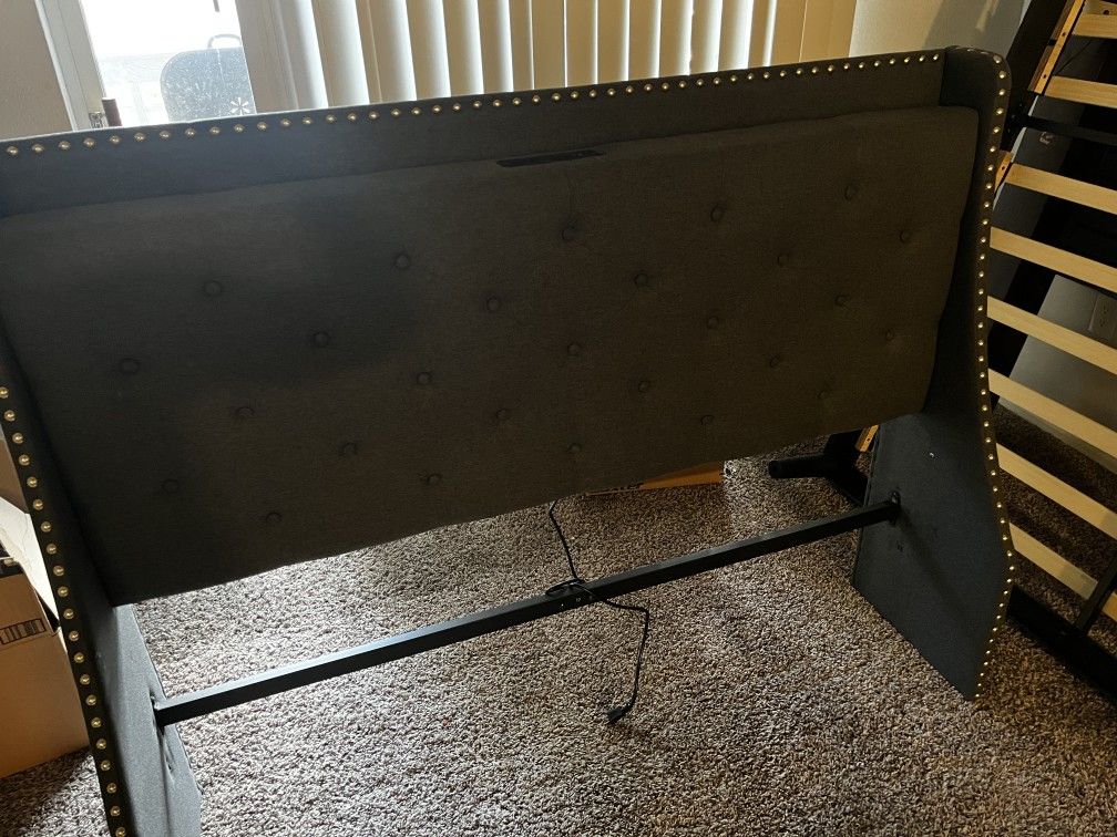 Bed frame With Outlet And USB Ports