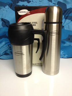 Stainless Steel Travel Mug & Thermos
