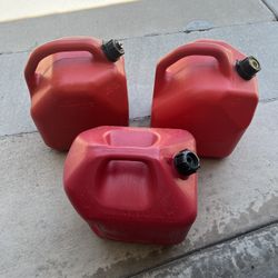 GASOLINE CONTAINERS   $10 Each