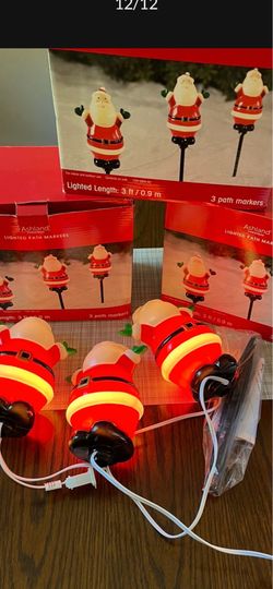 I have six Boxes of Christmas items they are brand new they still in the boxes never been used,they are for out door Christmas decorations all of them
