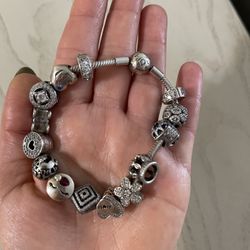 Pandora Bracelet and charms 