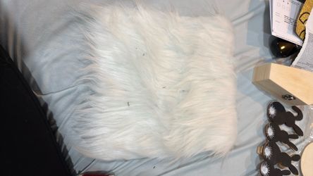 White craft fur