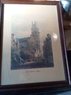 Framed Print of The Cathedral Bruges