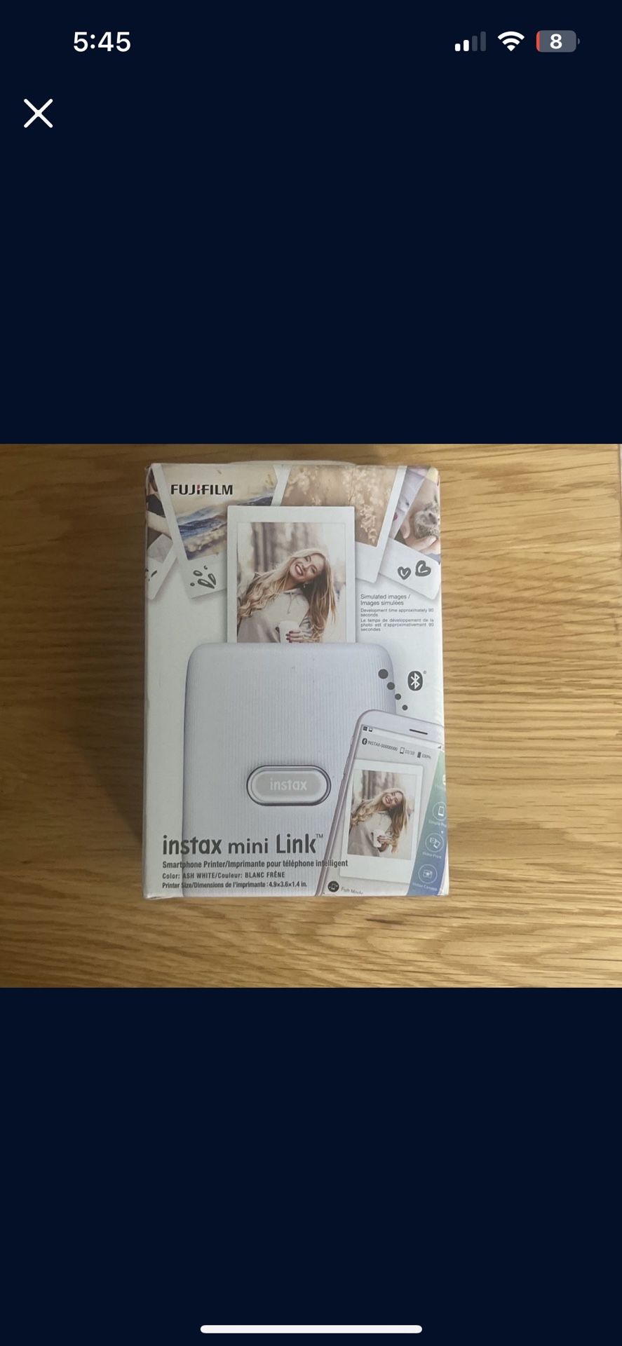 Instax Mini Link Smart Phone Printer