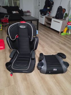 GRACO TUBOBOOSTER LX and CHICCO GOFIT booster