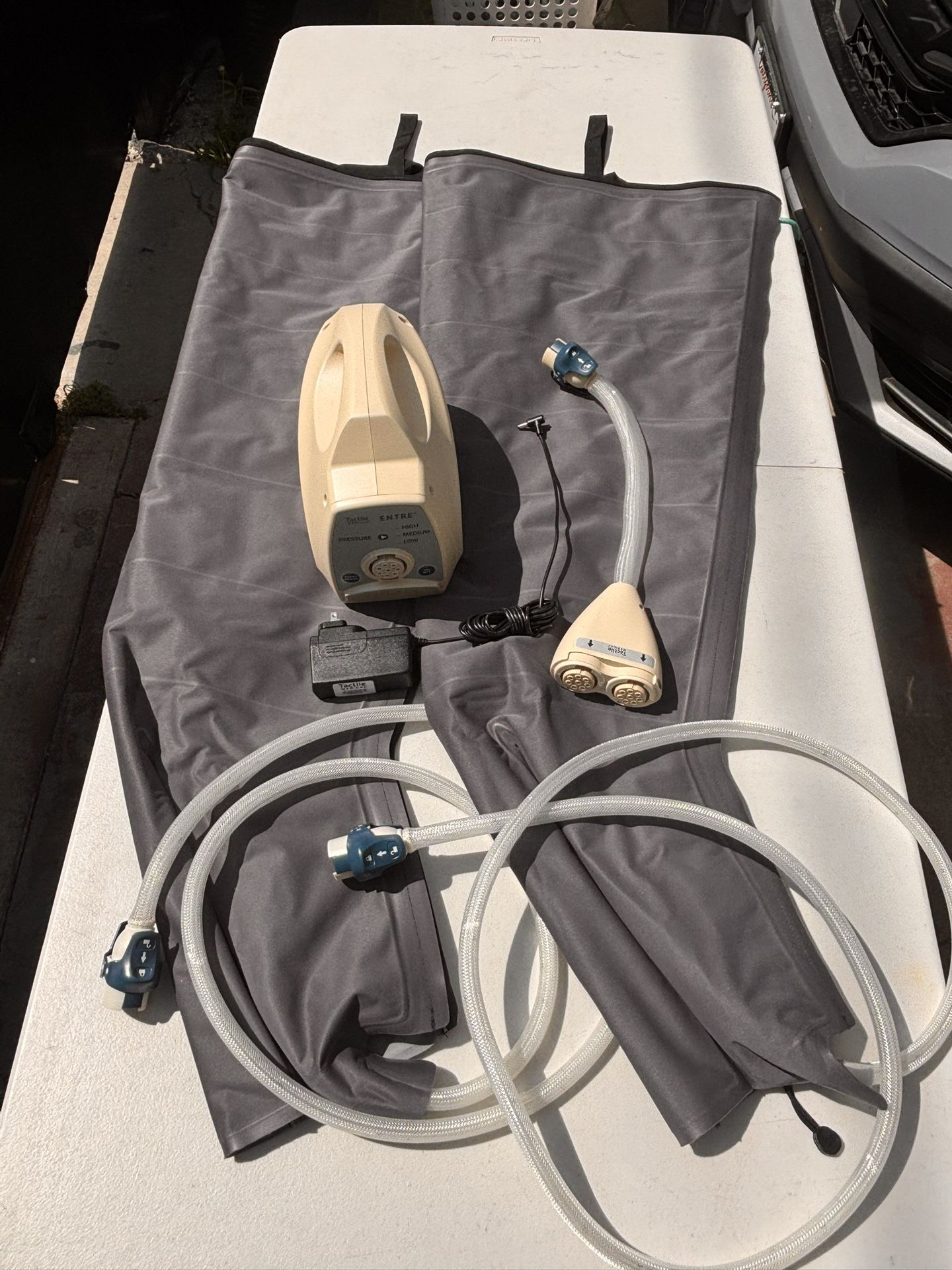 Tactile ENTRE Compression System Pump w/ Left & Right FULL LEG LONG Sleeves